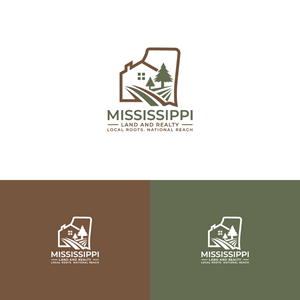Logo Design by AlphabetZero.co.uk for Mississippi Land and Realty | Design: #36479944