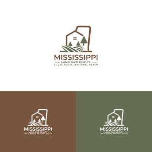 Logo Design by AlphabetZero.co.uk for Mississippi Land and Realty | Design: #36479945