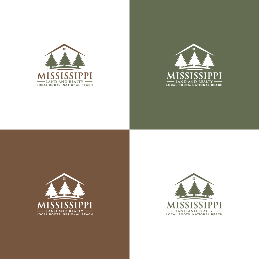Logo Design by AlphabetZero.co.uk for Mississippi Land and Realty | Design #36479947