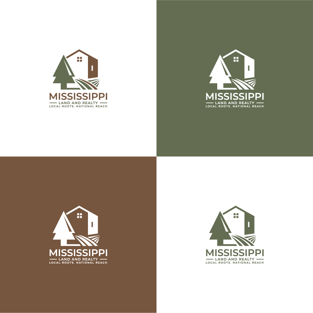 Logo Design by AlphabetZero.co.uk for Mississippi Land and Realty | Design #36479949