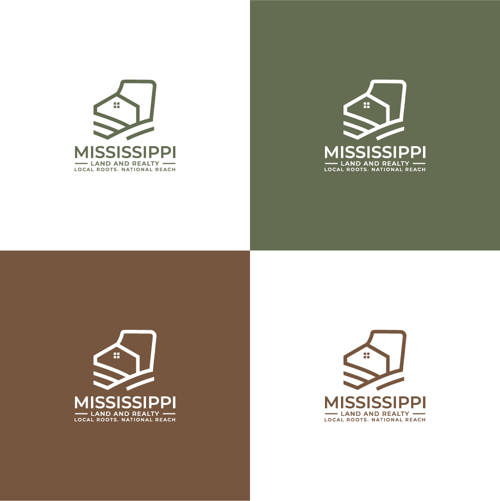 Logo Design by AlphabetZero.co.uk for Mississippi Land and Realty | Design #36479950