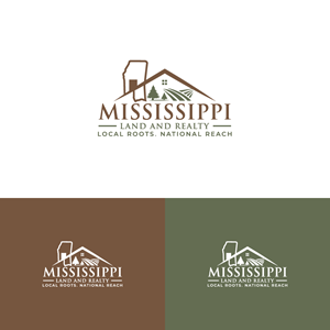 Logo Design by AlphabetZero.co.uk for Mississippi Land and Realty | Design: #36479951