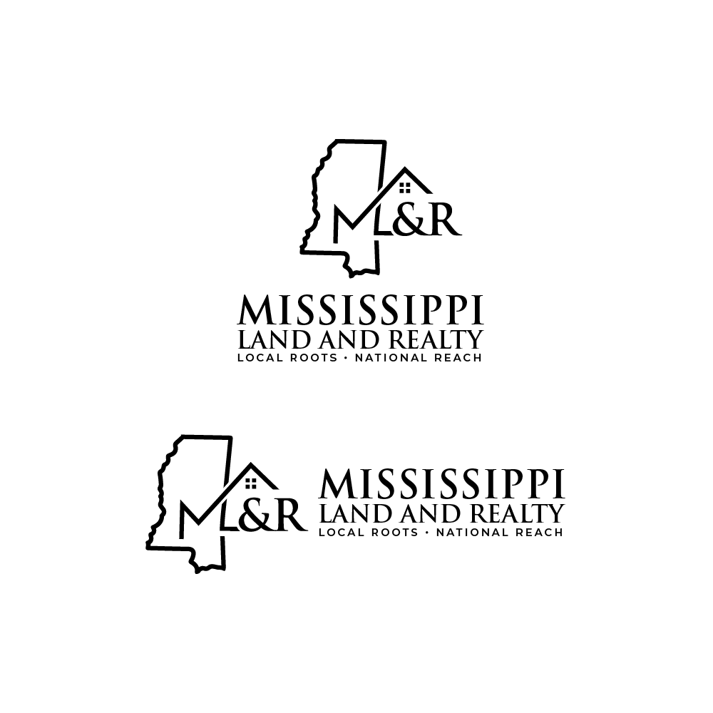 Logo Design by AlphabetZero.co.uk for Mississippi Land and Realty | Design #36494398