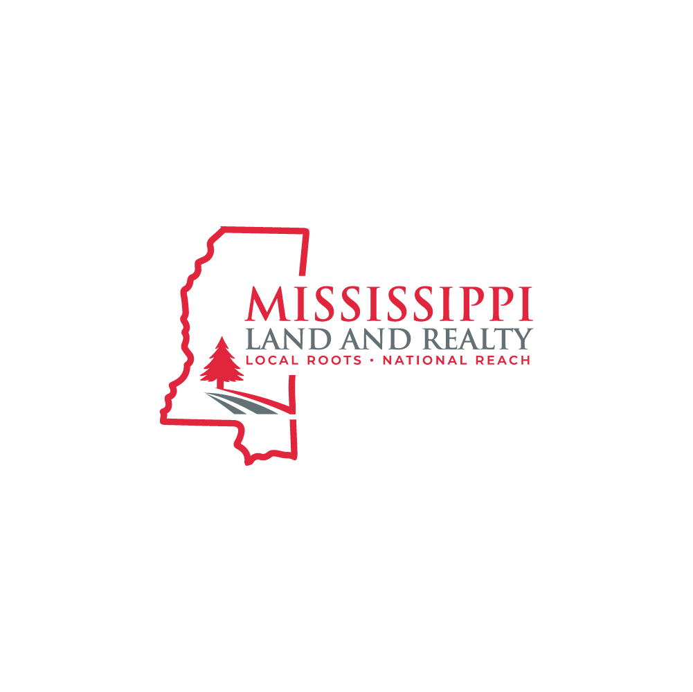 Logo Design by AlphabetZero.co.uk for Mississippi Land and Realty | Design #36494573