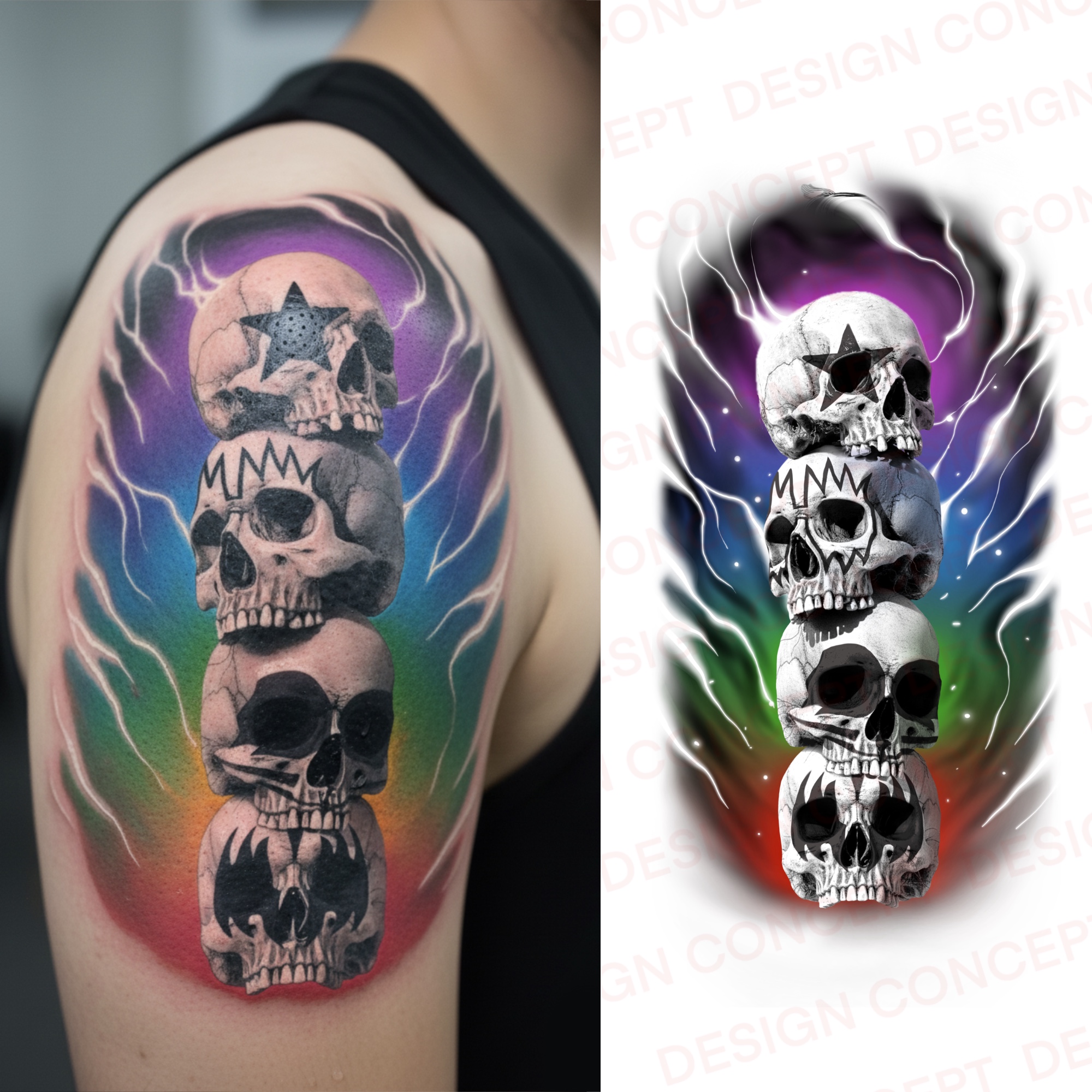 Tattoo Design by bangkat for this project | Design #36485948