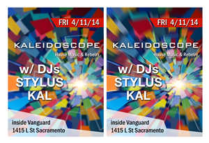 Kaleidoscope 2 | Diseño de Flyer por Satyajit Sil Creations