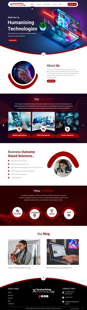 Web Design by pb for Netroworx | Design: #36482524