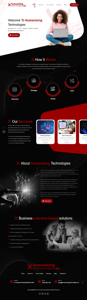 Web Design by pb for Netroworx | Design: #36482531