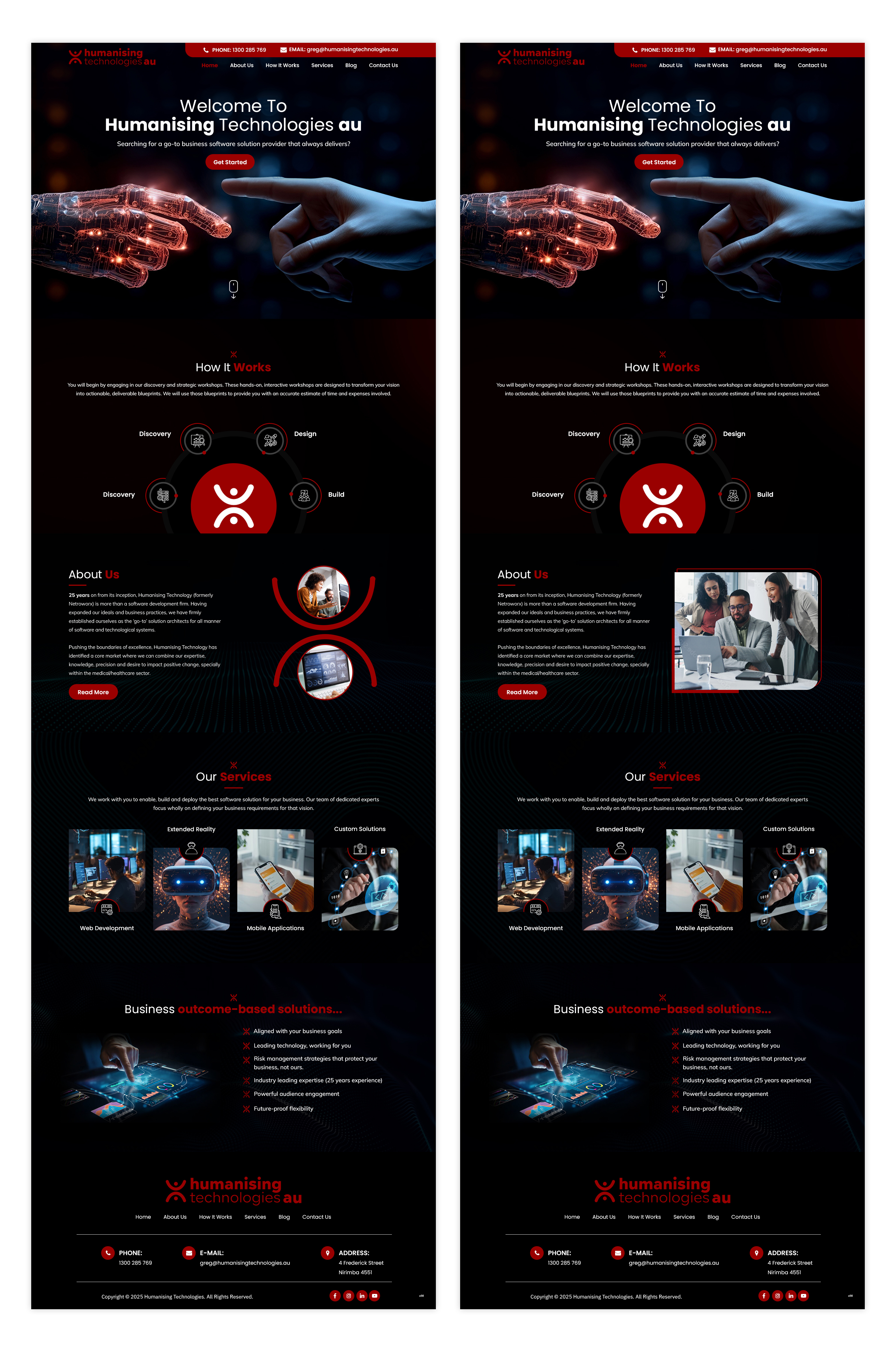 Web Design by pb for Netroworx | Design #36490541