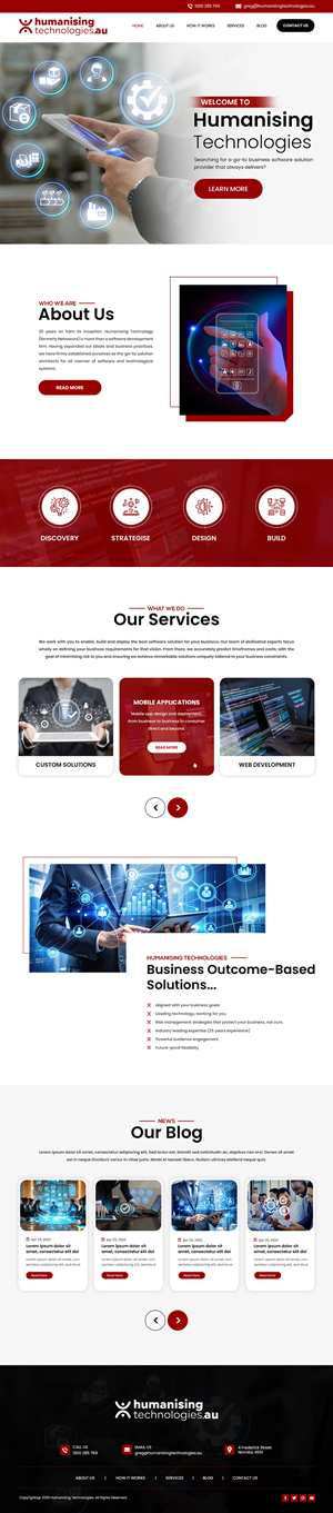 Web Design by Creations Box 2015 for Netroworx | Design #36479598