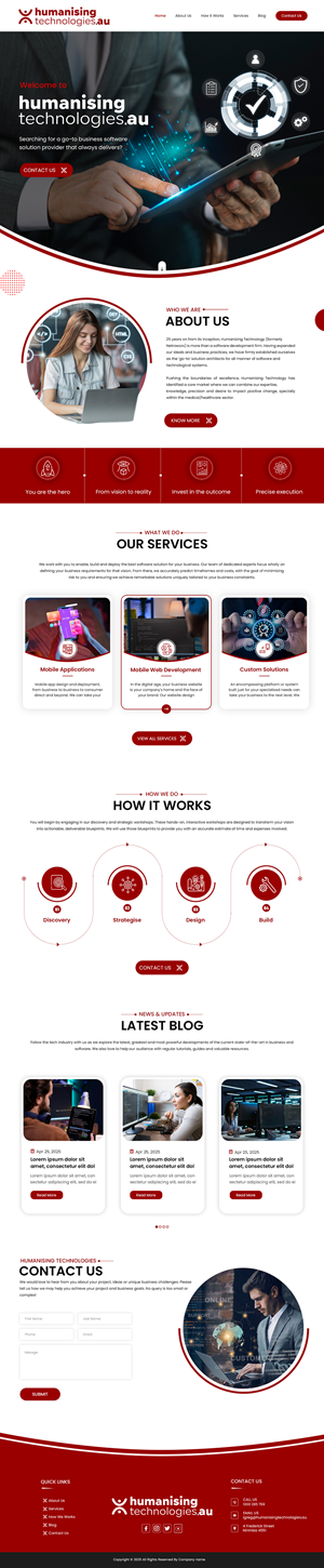 Web Design by Creations Box 2015 for Netroworx | Design: #36479599