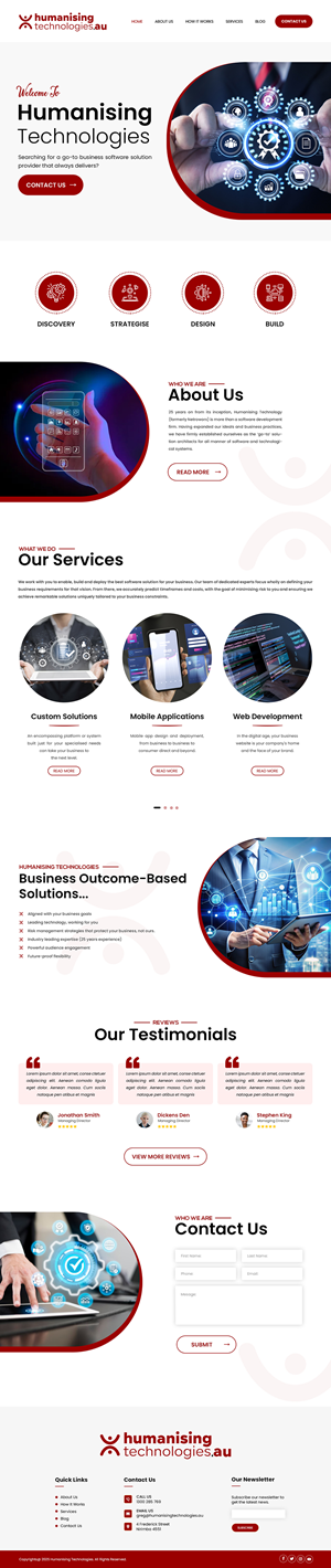 Web Design by Creations Box 2015 for Netroworx | Design: #36479956