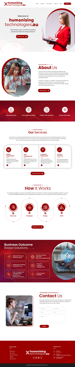 Web Design by Creations Box 2015 for Netroworx | Design: #36479957