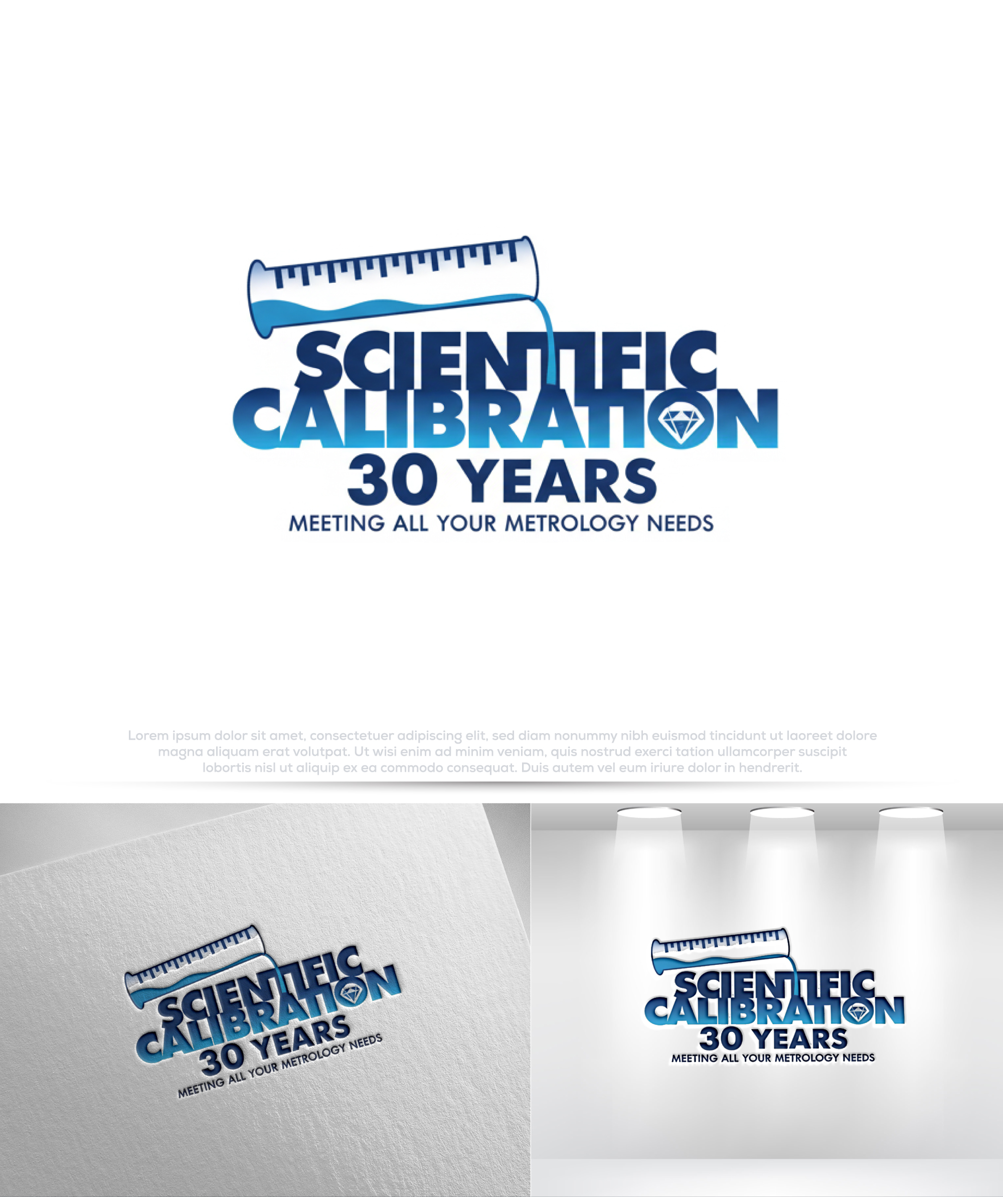 Logo Design by InkPilot_Studio™ for Scientific Calibration | Design #36512925