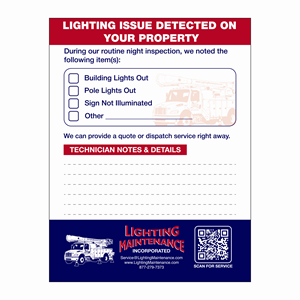 Postcard Design by Pixeldoordesigns for Lighting Maintenance Inc | Design: #36494455