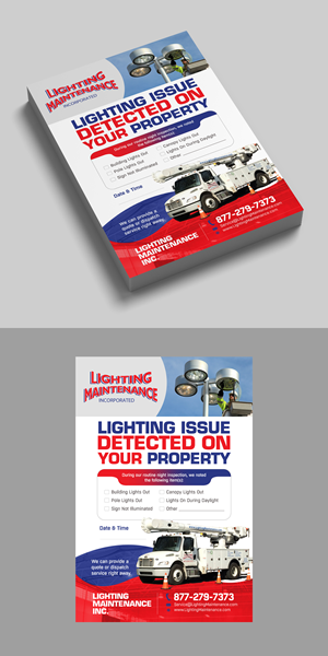 Postcard Design by 123graphics for Lighting Maintenance Inc | Design: #36500245