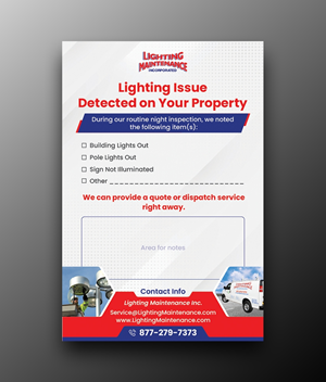 Postcard Design by OwnDesign for Lighting Maintenance Inc | Design: #36486330