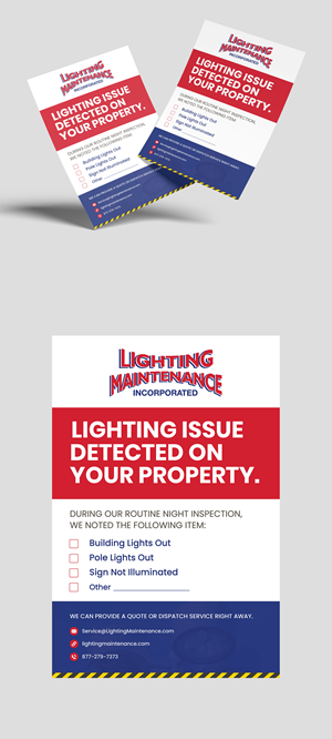 Postcard Design by vcreatived for Lighting Maintenance Inc | Design: #36499461