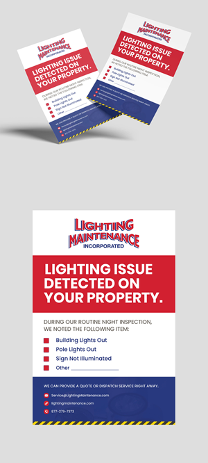 Postcard Design by vcreatived for Lighting Maintenance Inc | Design: #36499462