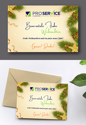 Postcard Design by Talha Ahmad for ProService | Design: #36486467