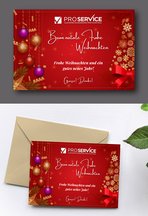Postcard Design by Talha Ahmad for ProService | Design: #36486468