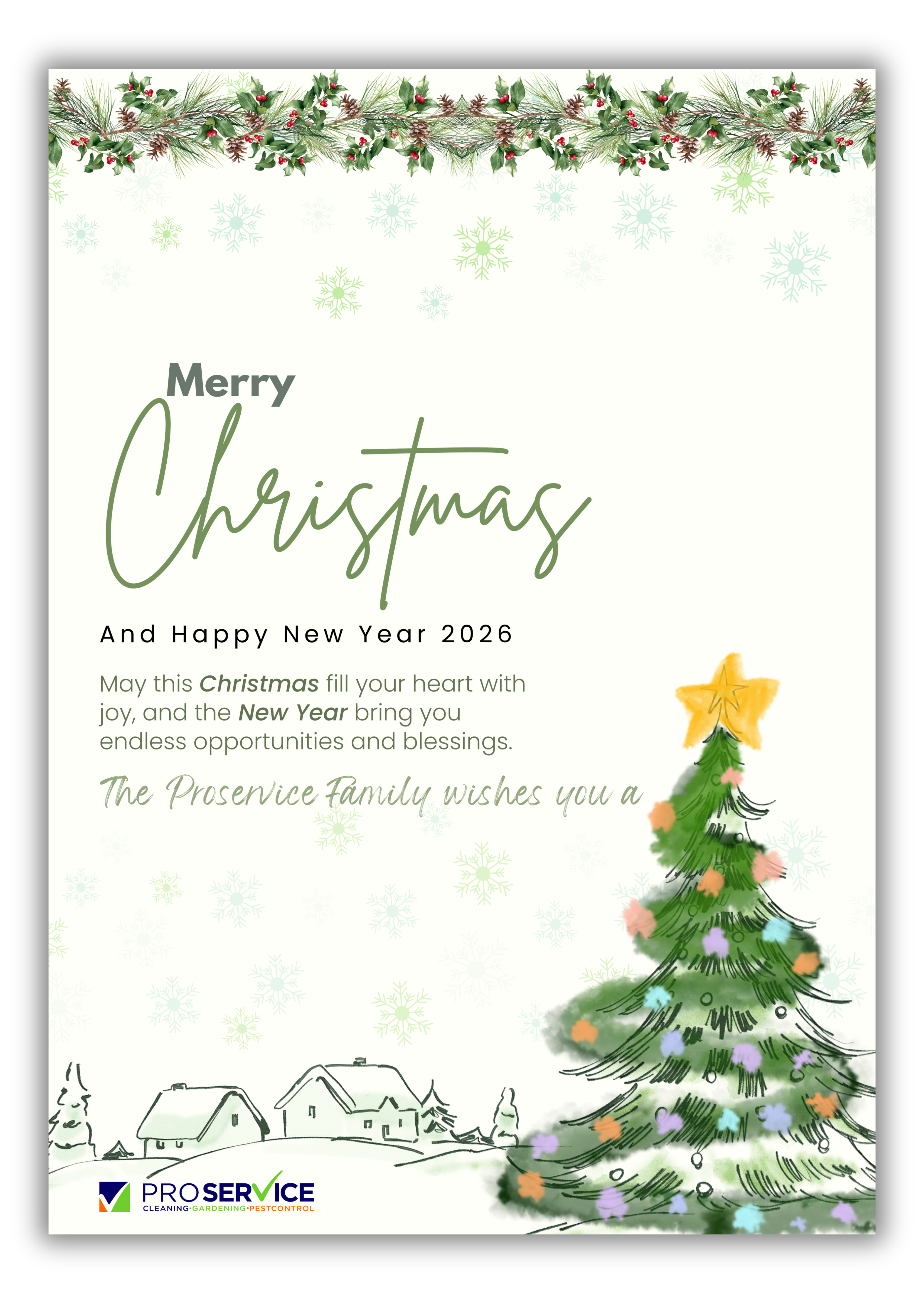 Postcard Design by Custom A for ProService | Design #36479345