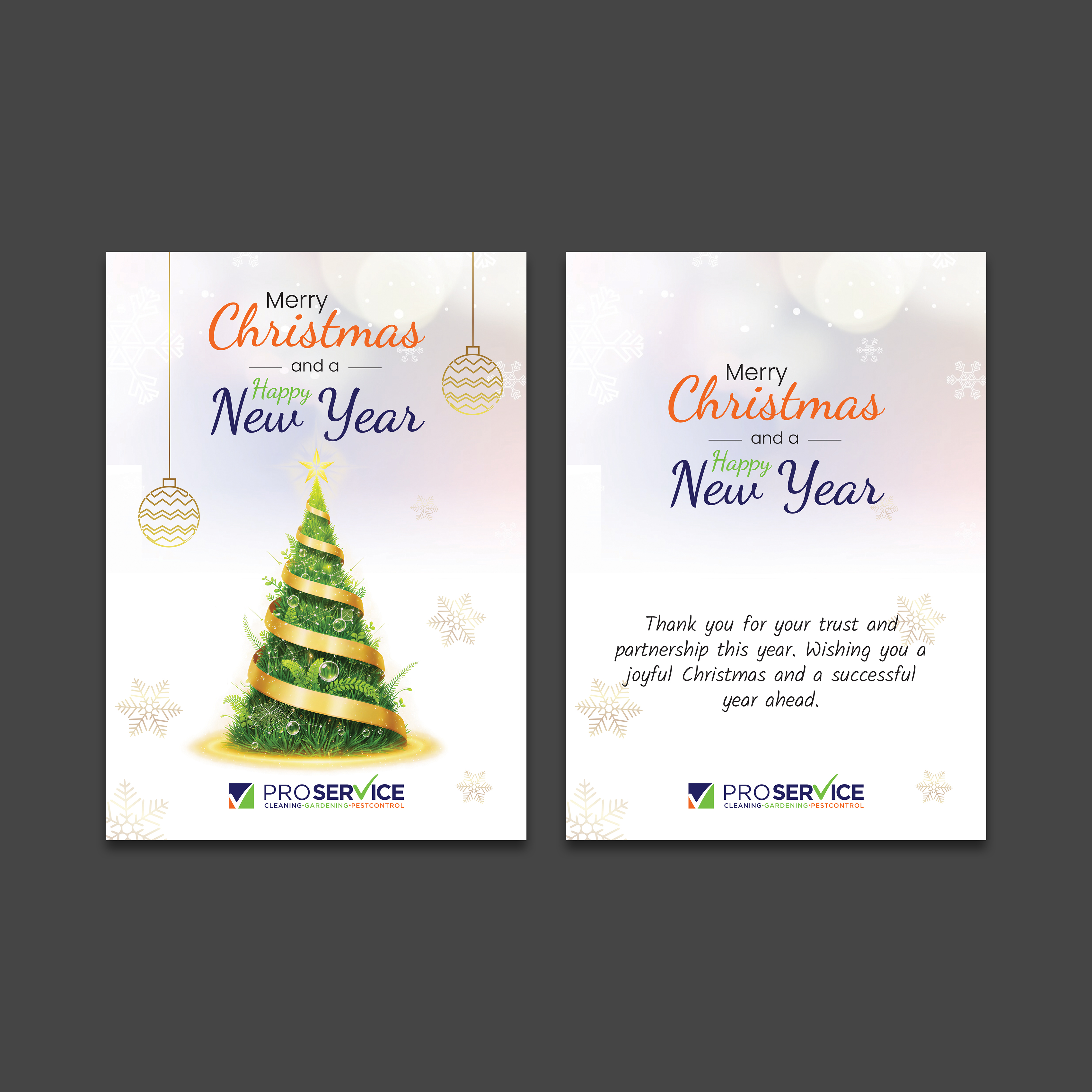 Postcard Design by Attractive D-Signs for ProService | Design #36497666