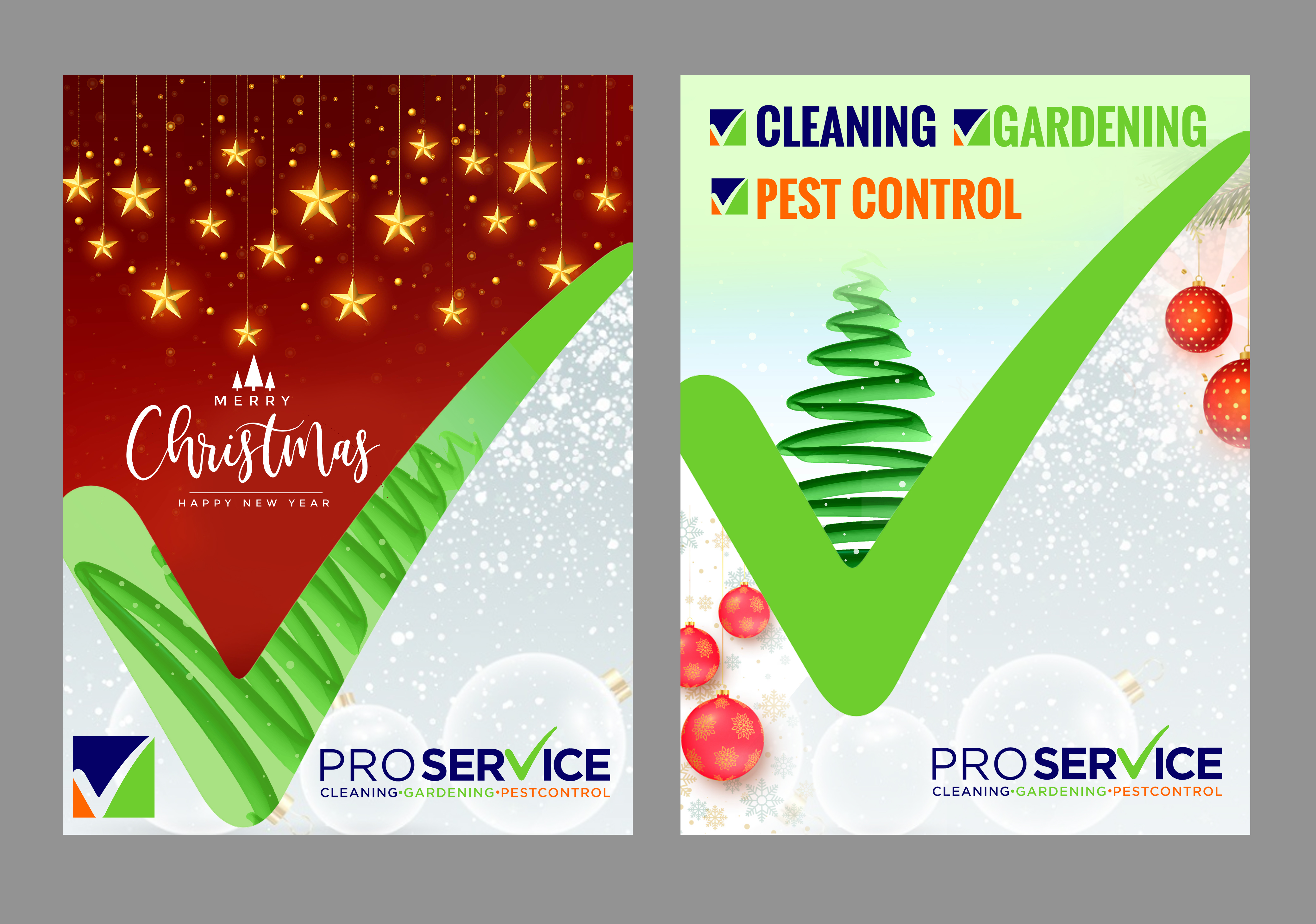 Postcard Design by Creations Box 2015 for ProService | Design #36486562