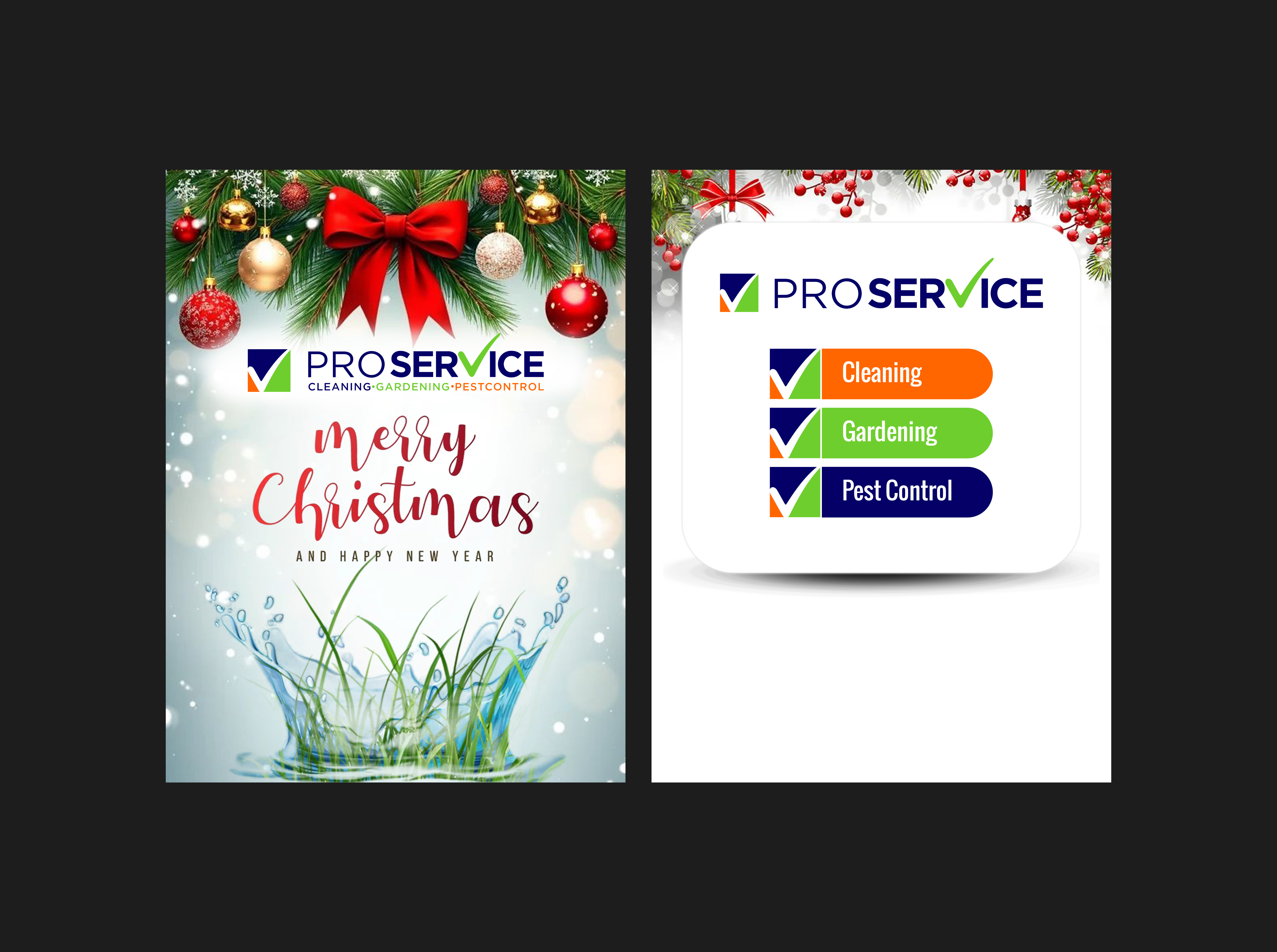 Postcard Design by Creations Box 2015 for ProService | Design #36486563