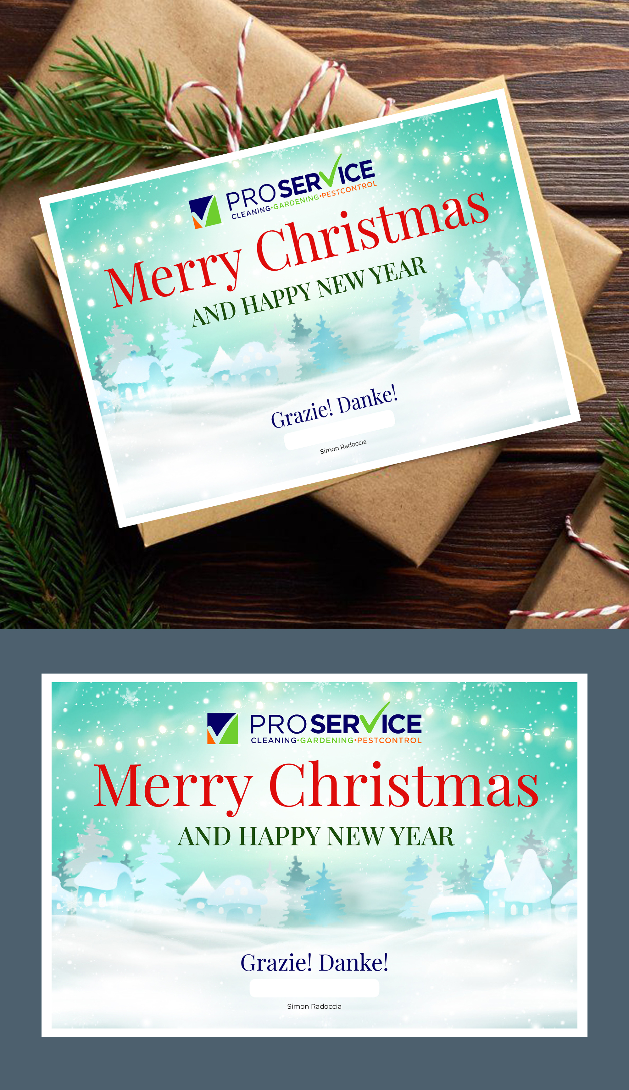 Design de Carte Postale par 123graphics pour ProService | Design #36481407