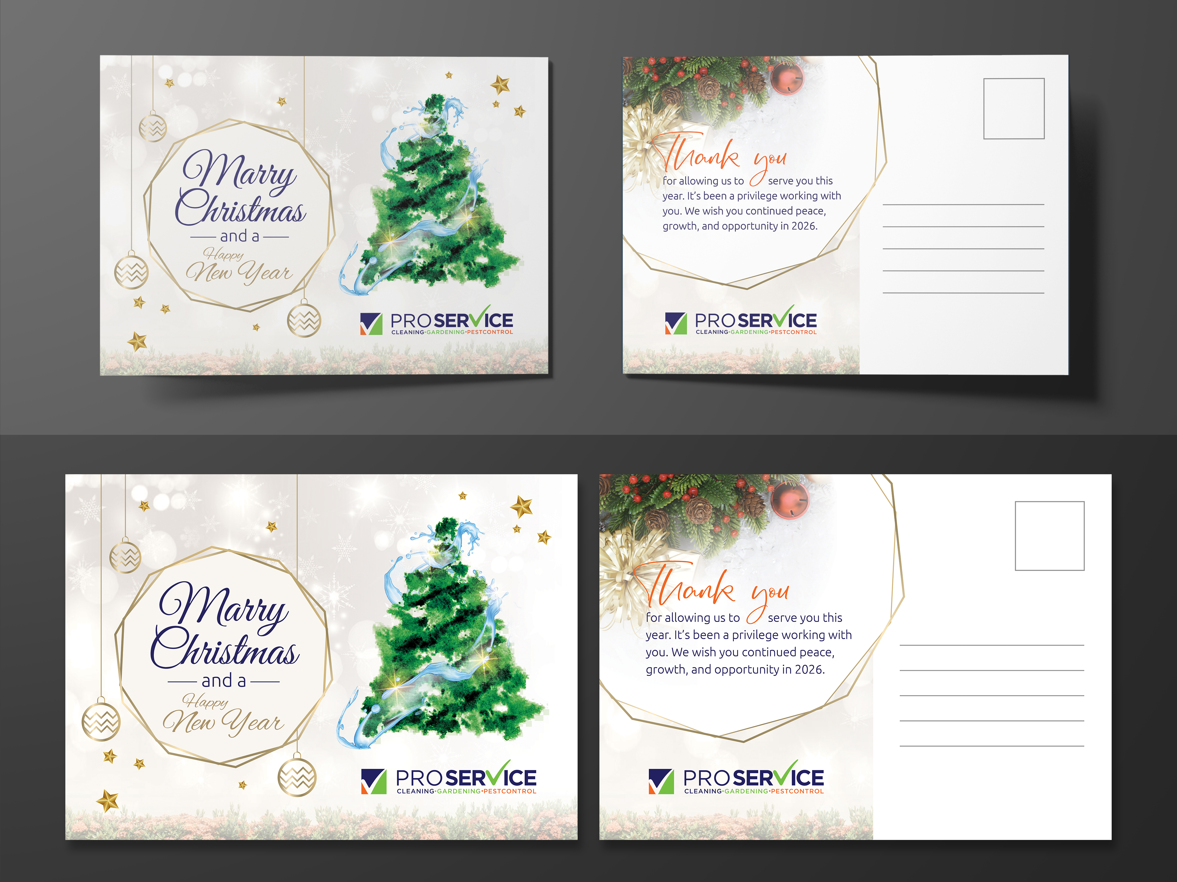 Postcard Design by Impressive Designs for ProService | Design #36484830