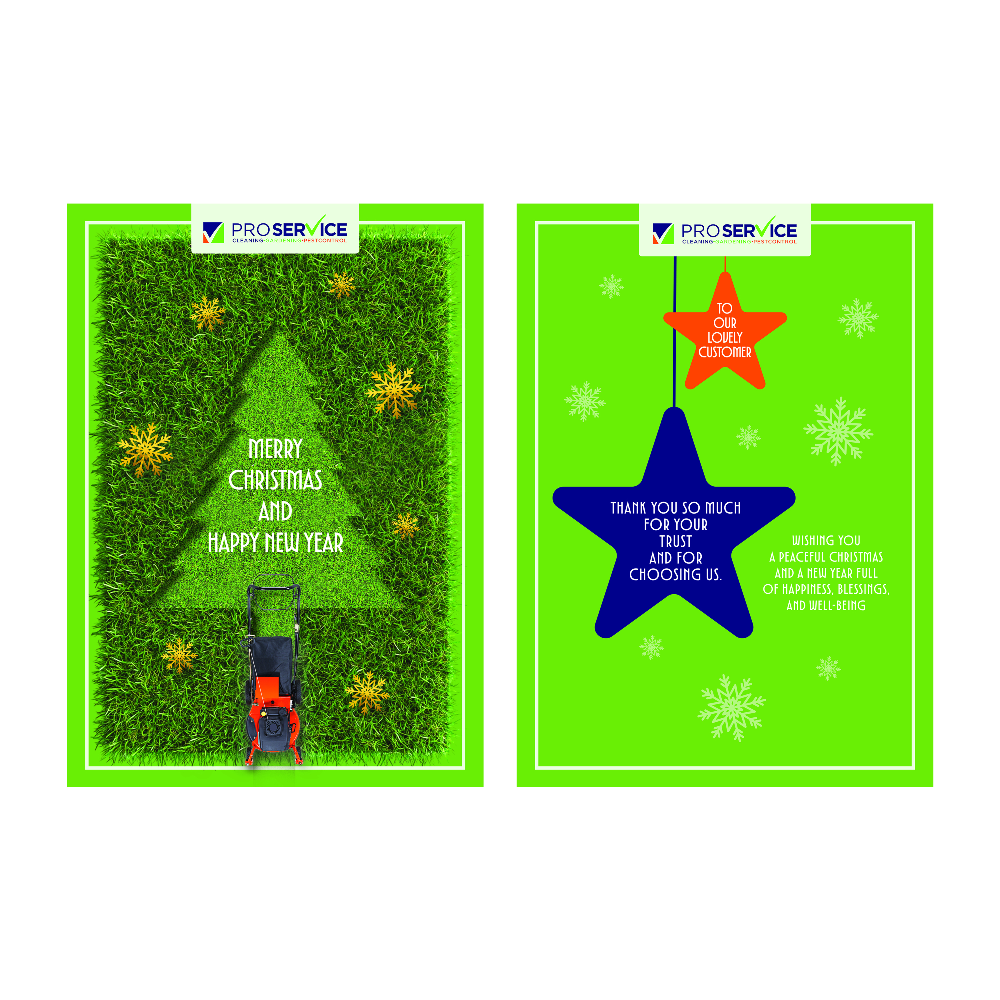 Postcard Design by Ariyanti for ProService | Design #36495442