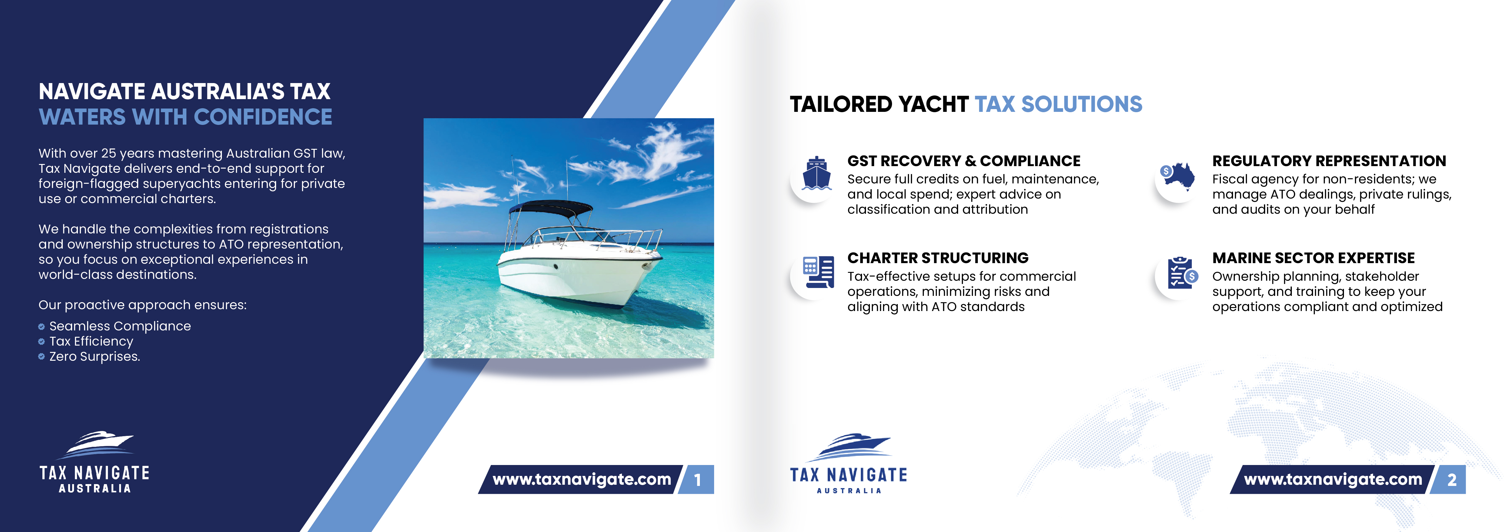 Diseño de Flyer por Nel. para Tax Navigate Australia | Diseño #36485449