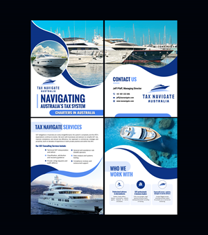 Flyer Design by Creations Box 2015 for Tax Navigate Australia | Design: #36486577