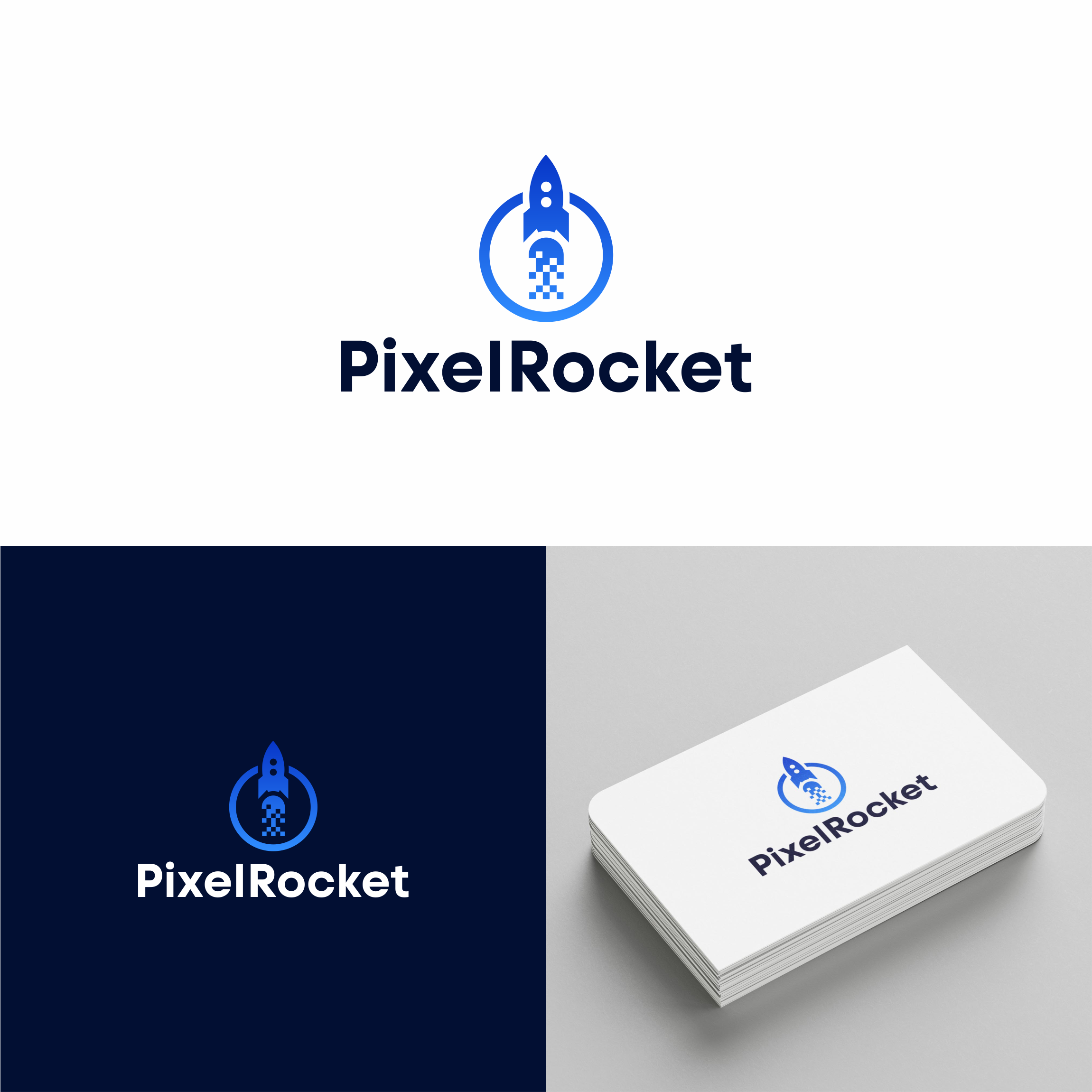 Logo Design by ndra for Pixel Rocket | Design #36485417