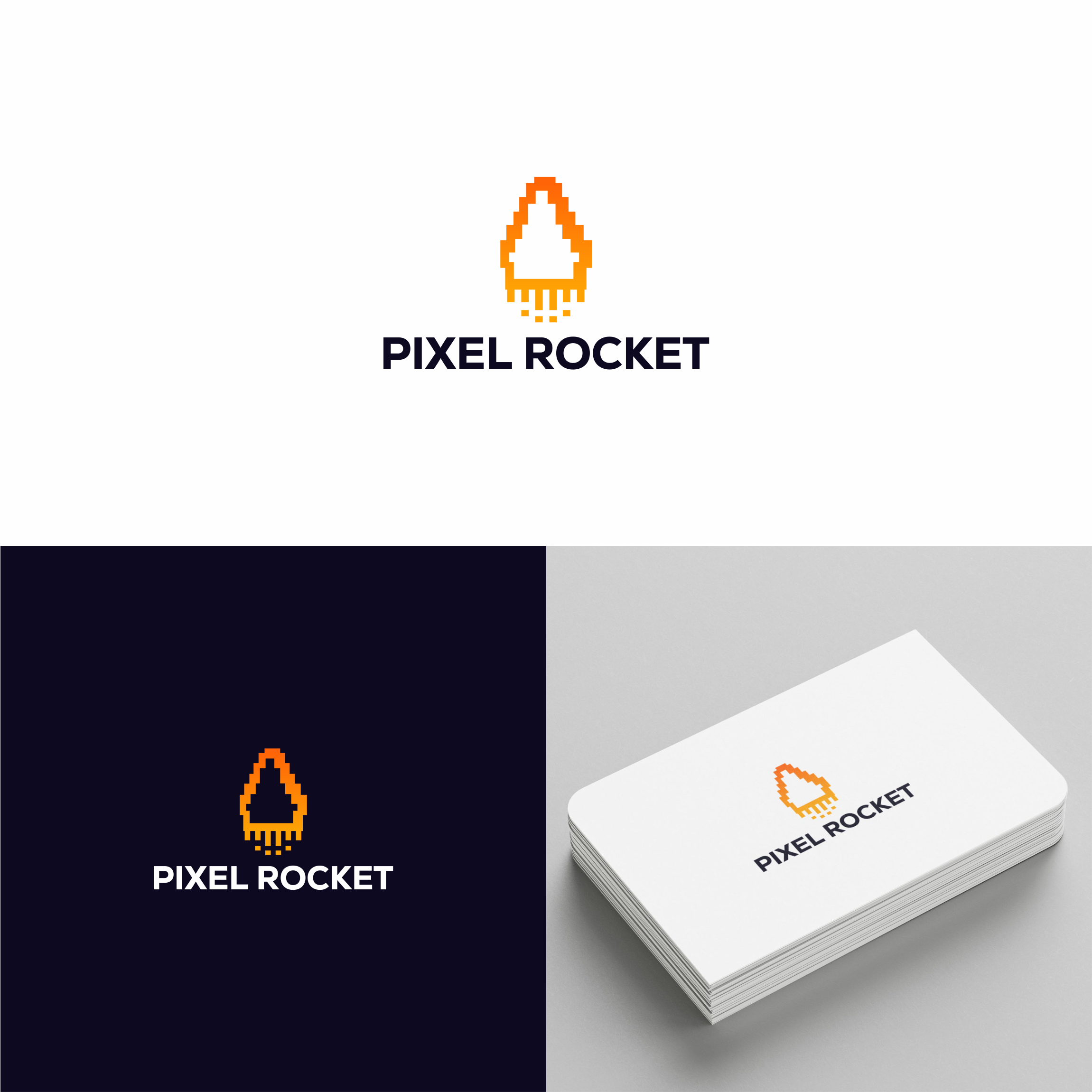 Logo Design by ndra for Pixel Rocket | Design #36491447