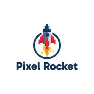 Logo Design by Franabanana for Pixel Rocket | Design: #36489415