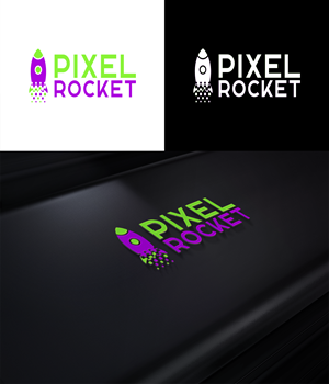Logo Design by RA-bica for Pixel Rocket | Design: #36485828