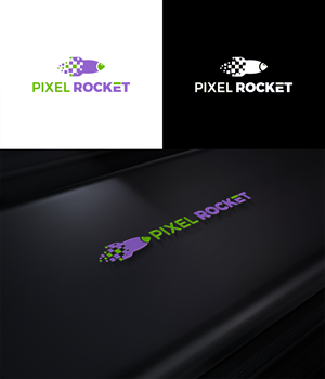 Logo Design by RA-bica for Pixel Rocket | Design: #36491549