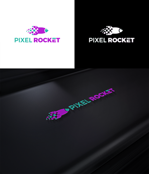 Logo Design by RA-bica for Pixel Rocket | Design: #36491551