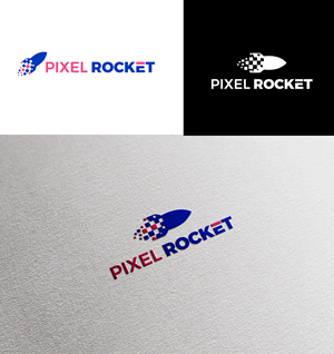Logo Design by RA-bica for Pixel Rocket | Design: #36491606