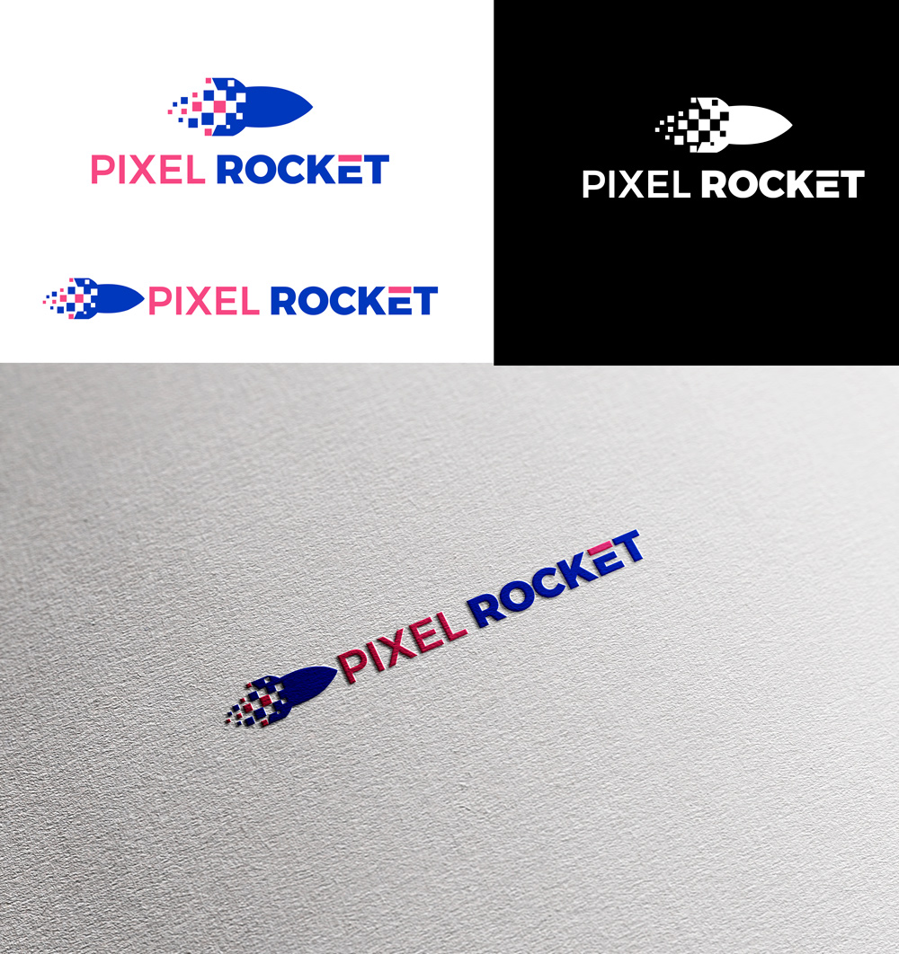 Logo Design by RA-bica for Pixel Rocket | Design #36494670