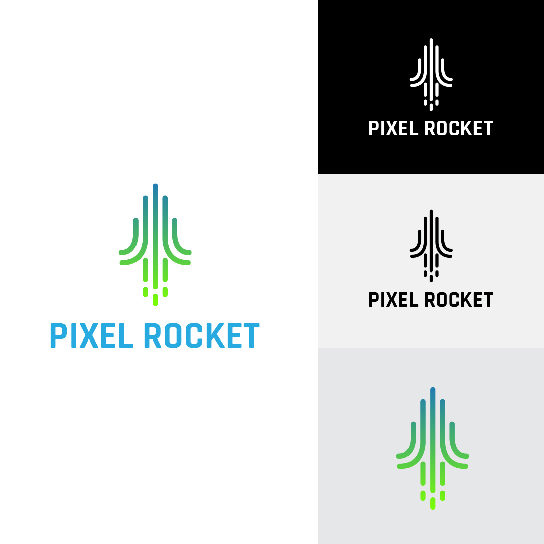 Logo Design by circledsg for Pixel Rocket | Design #36485515
