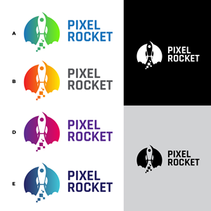 Logo-Design von circledsg für Pixel Rocket | Design: #36487584