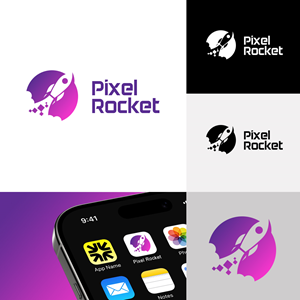 Logo-Design von circledsg für Pixel Rocket | Design: #36487638