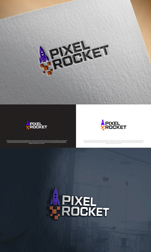 Logo Design by Ahsan Designs for Pixel Rocket | Design: #36485320