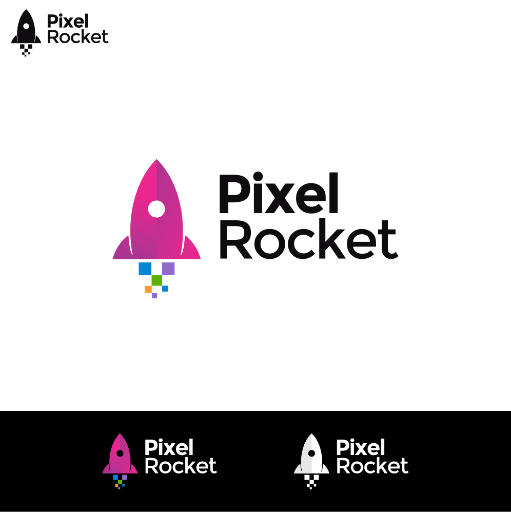 Logo Design by Sigeto for Pixel Rocket | Design #36491454