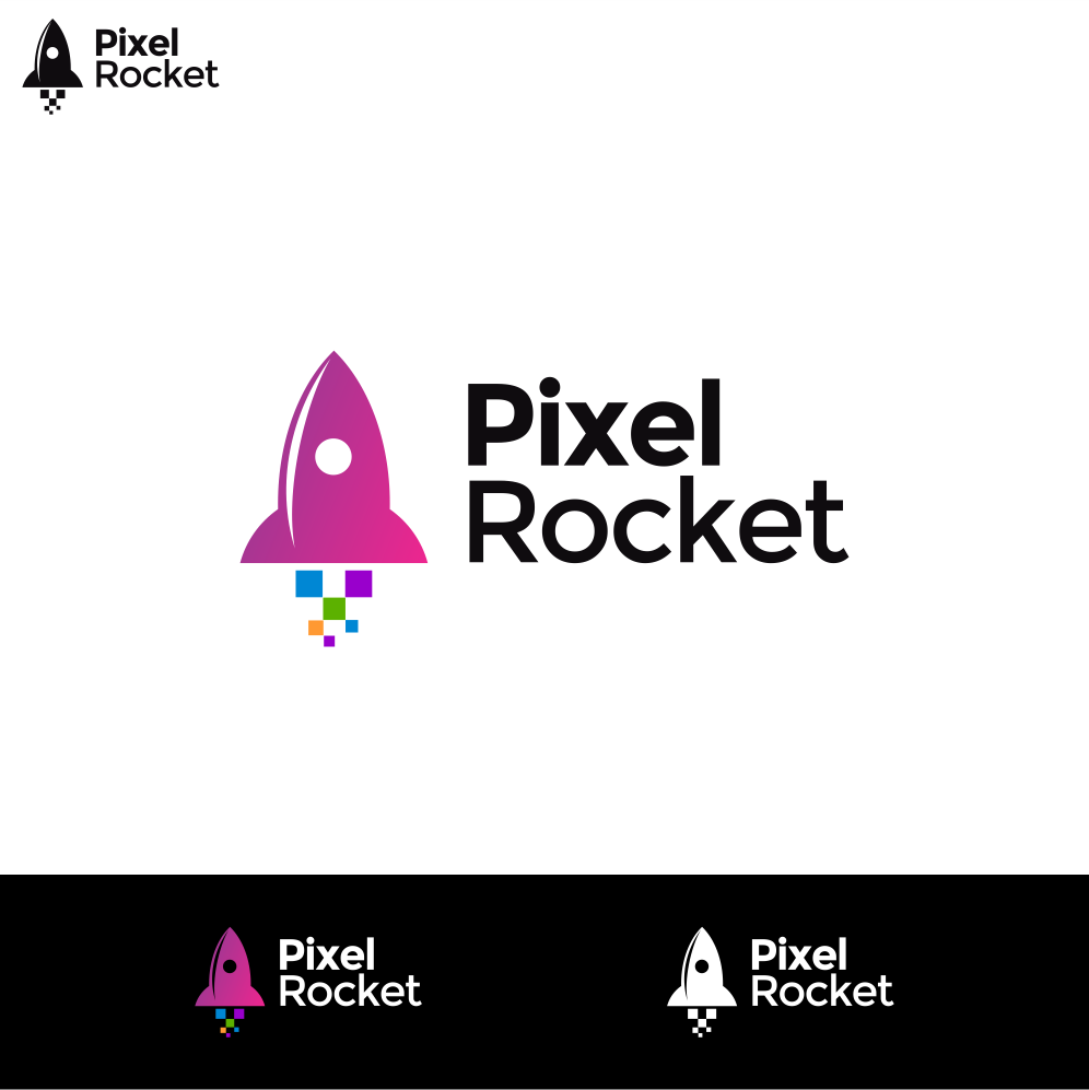 Logo Design by Sigeto for Pixel Rocket | Design #36491537