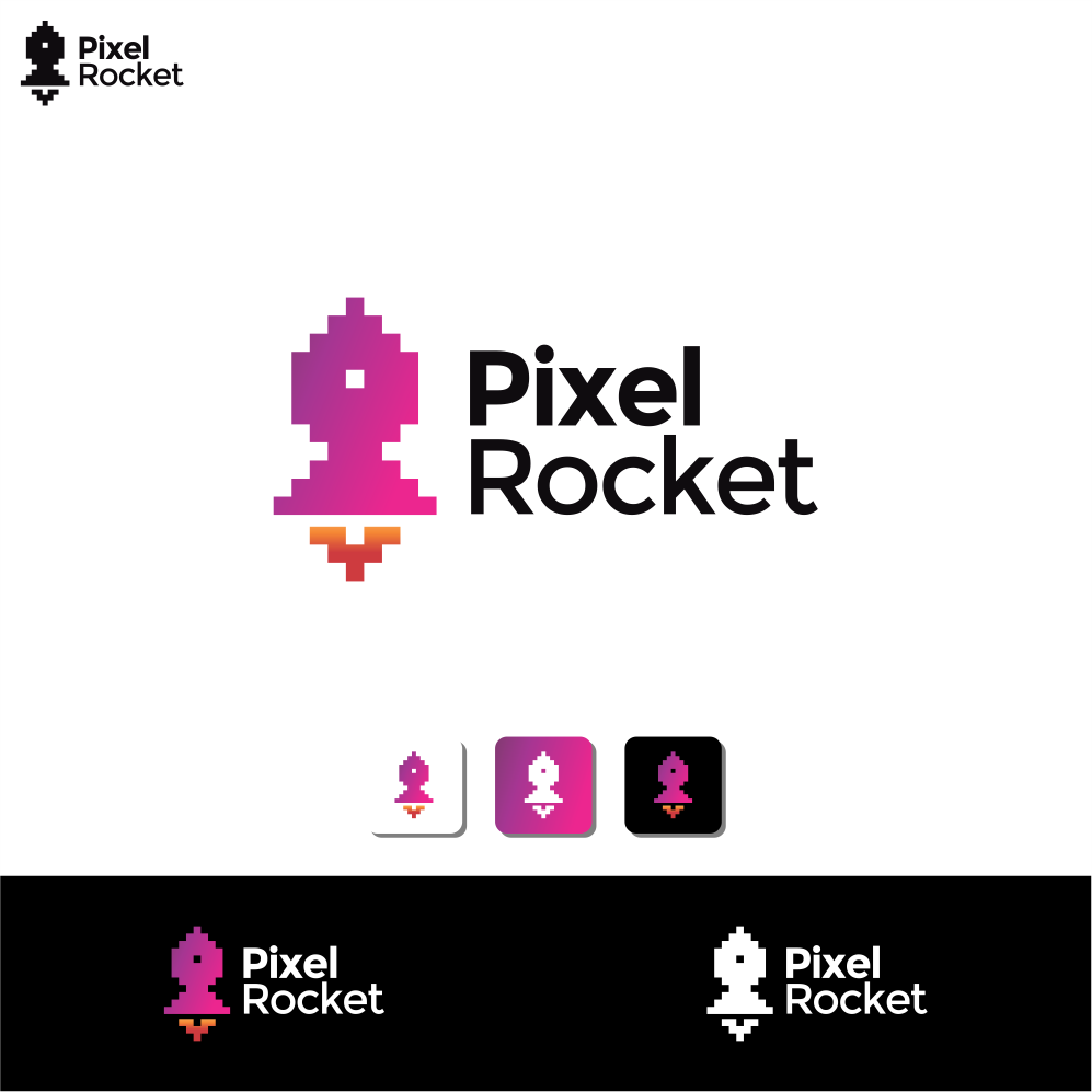 Logo Design by Sigeto for Pixel Rocket | Design #36493650