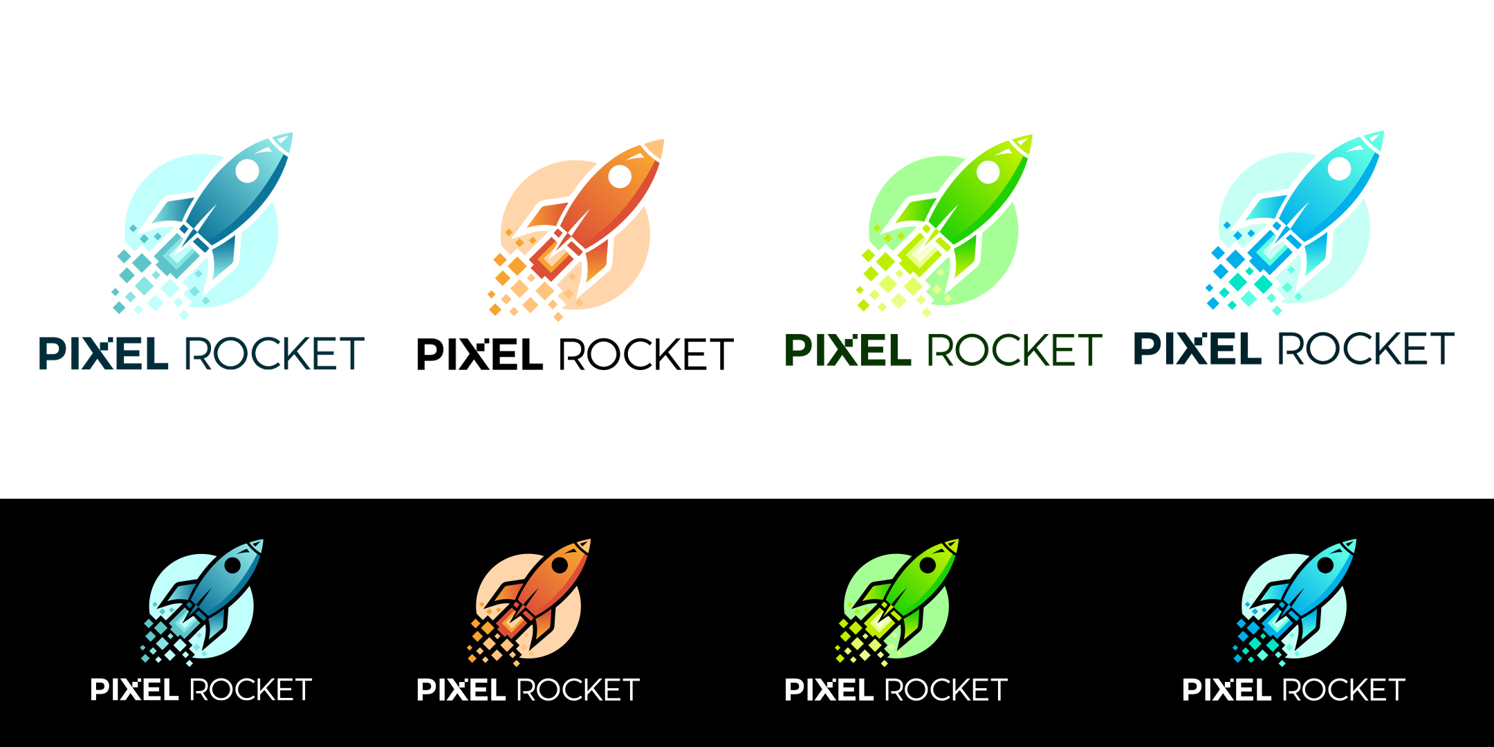 Logo Design by Alf Mozara for Pixel Rocket | Design #36487461